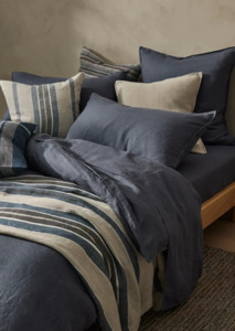 Ravello Linen Quilt Denim