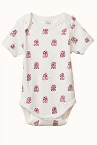 Nature Baby: Nature Baby S/S Bodysuit Tiki Print