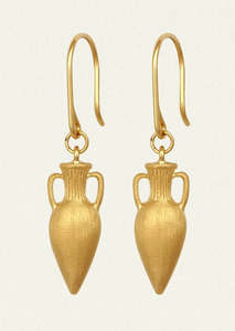 Temple Of The Sun: Corinth Earrings Gold Vermeil
