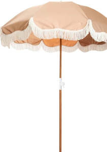 Beach Umbrella 70's Panel Sand