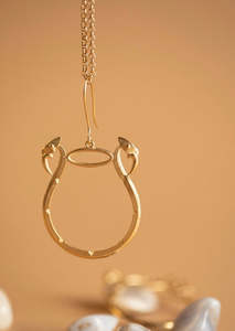 Te Matapuna Earrings Gold
