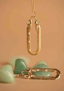 Maioha Studio: Ngā Kaitiaki Awa Earrings Gold