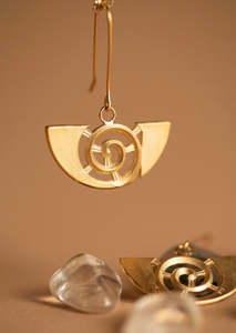 Maramataka Small Earrings Gold