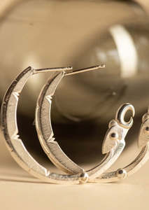 Karanga Okoro Earrings Silver
