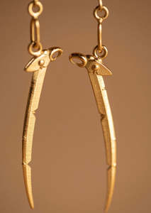 Maioha Studio: Kaitiaki Wheturere Earrings Gold