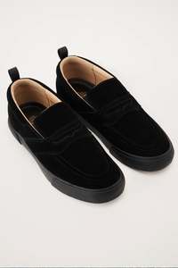 Cohiba Skate Loafer Black Suede