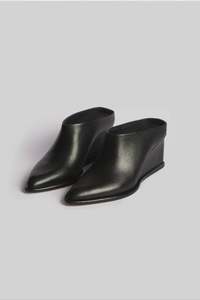 Jvam: Mason Mule Wedge Black