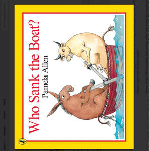 Kids Books: Book - Who Sank The Boat - Allen