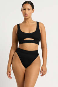 Sasha Crop Black Eco