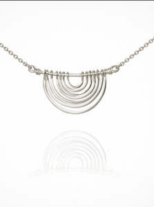 Temple Of The Sun Baye Necklace Silver