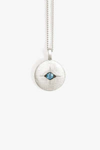 Mavi Eye Necklace Silver