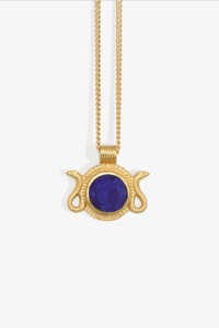 Temple Of The Sun: Naja Necklace Gold Vermeil