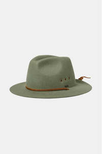 Accessories: Wesley Fedora with Guard Light Moss