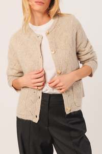 Cardi Cream Alpaca