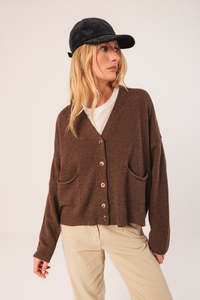 Cashmere Jacket Brown