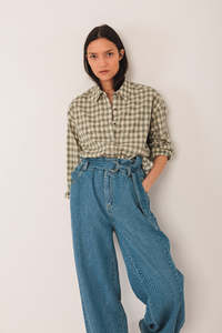 Indi Cold: Indi & Cold Vichy Checkered Shirt
