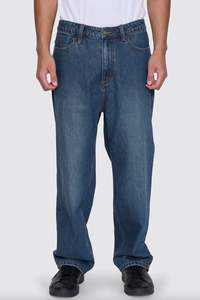 Jeans: Slacker Relaxed Jean Teal Blue