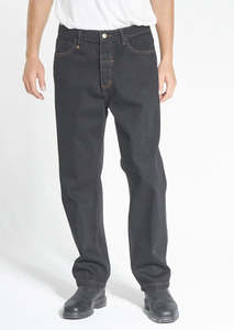 Jeans: Slacker Deep Black-Tobacco