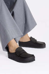 Naples Wrapped Oiled Leather Black