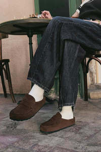 Birkenstock: Naples Wrapped Suede Carafe