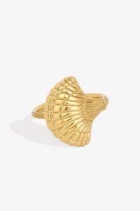 Accessories: Eleni Ring Gold Vermeil