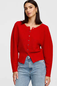 Kinney: Montana Cardigan Cherry