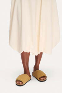 Birkenstock: Solana Suede VL Cork Brown