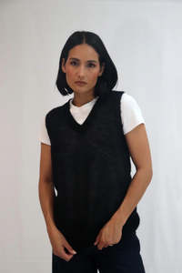 Rita Vest Black
