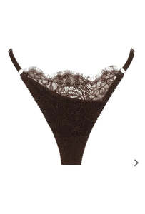 Lingerie Online Nz: Milly Thong Espresso
