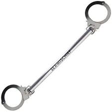 Hand Cuffs: SEX & MISCHIEF Spreader Bar with Metal Cuffs