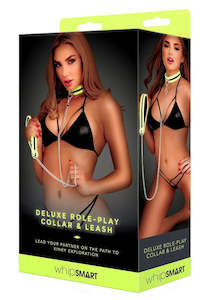 WhipSmart Glow in the Dark Role-Play Collar & Leash