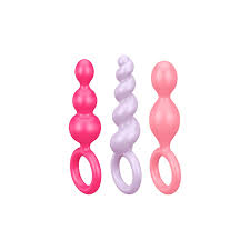 Satisfyer Booty Call Plugs - Colours 3pc