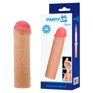 Sleeves: Party Up OSCAR 1 Inch Penis Extender Sleeve
