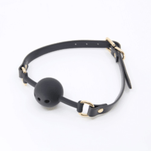 Gags: Love In Leather Silicone Gag