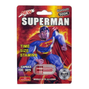 Superman Erection Enhancement Supplement Pills
