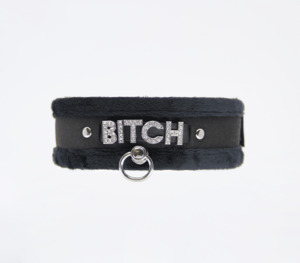 Collars: Love In Leather "Bitch" Collar