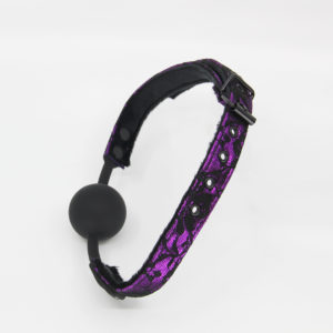 Gags: Berlin Baby Lace Gag - Purple
