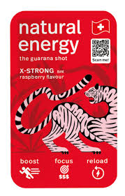 Snapme Natural Energy Guarana Shot - Raspberry