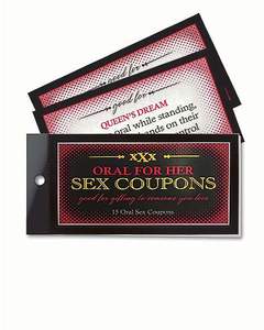 Couples At Play: XXX Oral For Her Sex Coupons