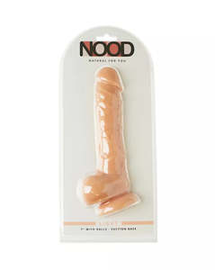 New 1: 💜 Nood 7 Inch RealSkin Dildo – Realistic Silicone Suction Toy ✨