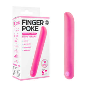 Finger Poke Bullet -5" Pink
