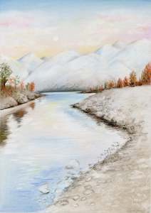 Pastel Originals: 'Snowscape' pastel original