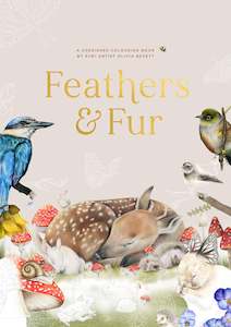 Colouring Book: Feathers & Fur Colouring Book