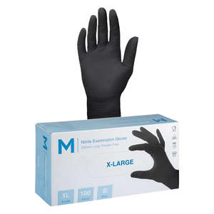 Haydn: Black Nitrile Gloves