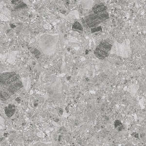 Quantum: Big Rock Terrazzo Mid Grey 60x60cm | m²