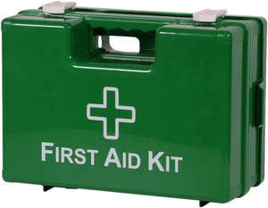 First Aid Kit 1–25 Person Plastic Box, 186pc