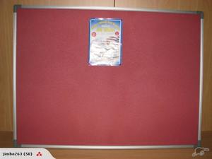 Pink Foam Noticeboard Cabinet