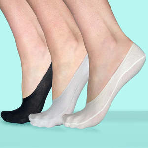 Socks: MINX COTTON SOCKETTES 3 PACK