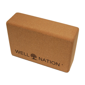 Products: Well Nation 3″ Cork Yoga Block
