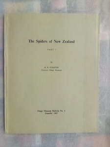 Natural History: The Spiders of New Zealand - Part 1 (1967) by R.R. Forster